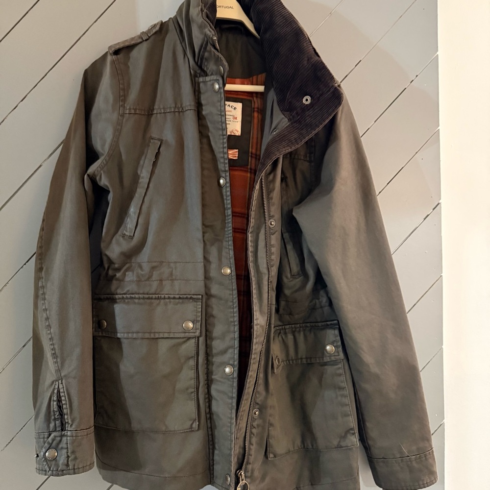 Fat Face Olive Green Military Jacket